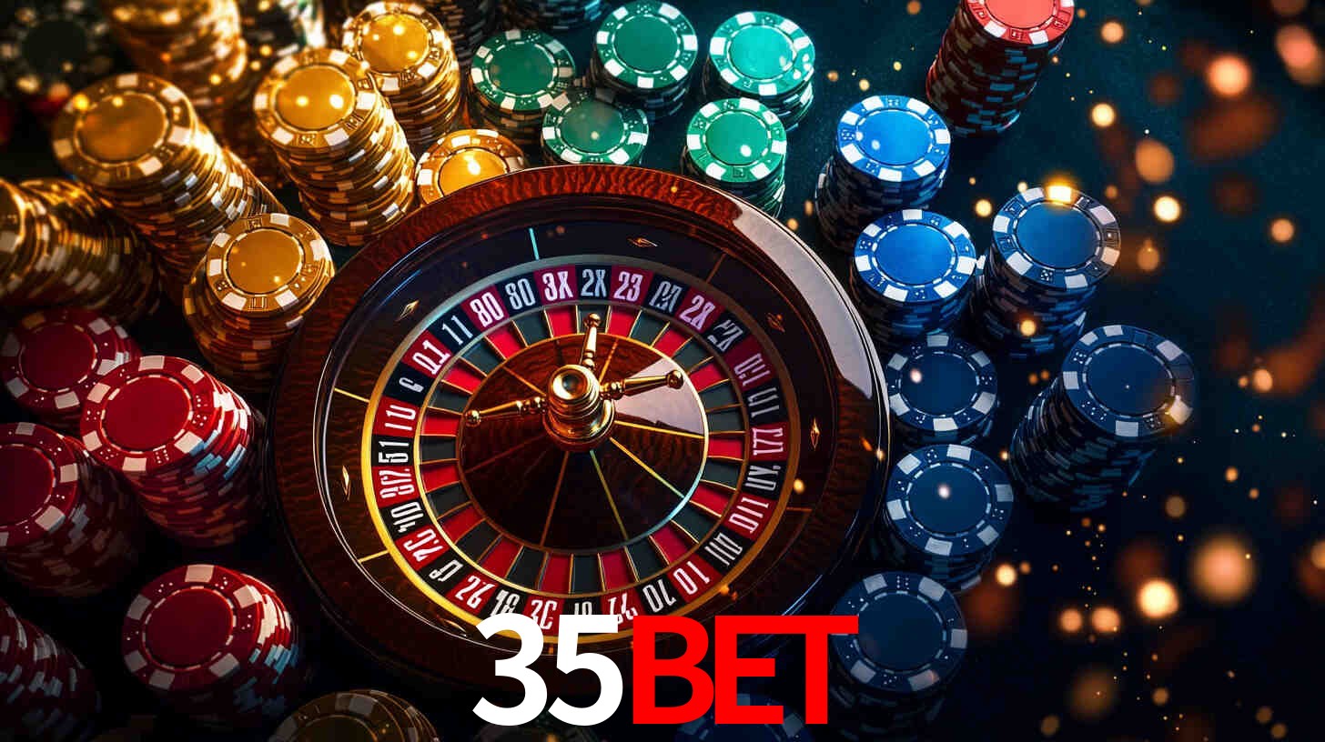 35bet Logo - Bônus com Rollover Justo